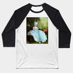 The girl blue bat 2000 - Mark Ryden Baseball T-Shirt